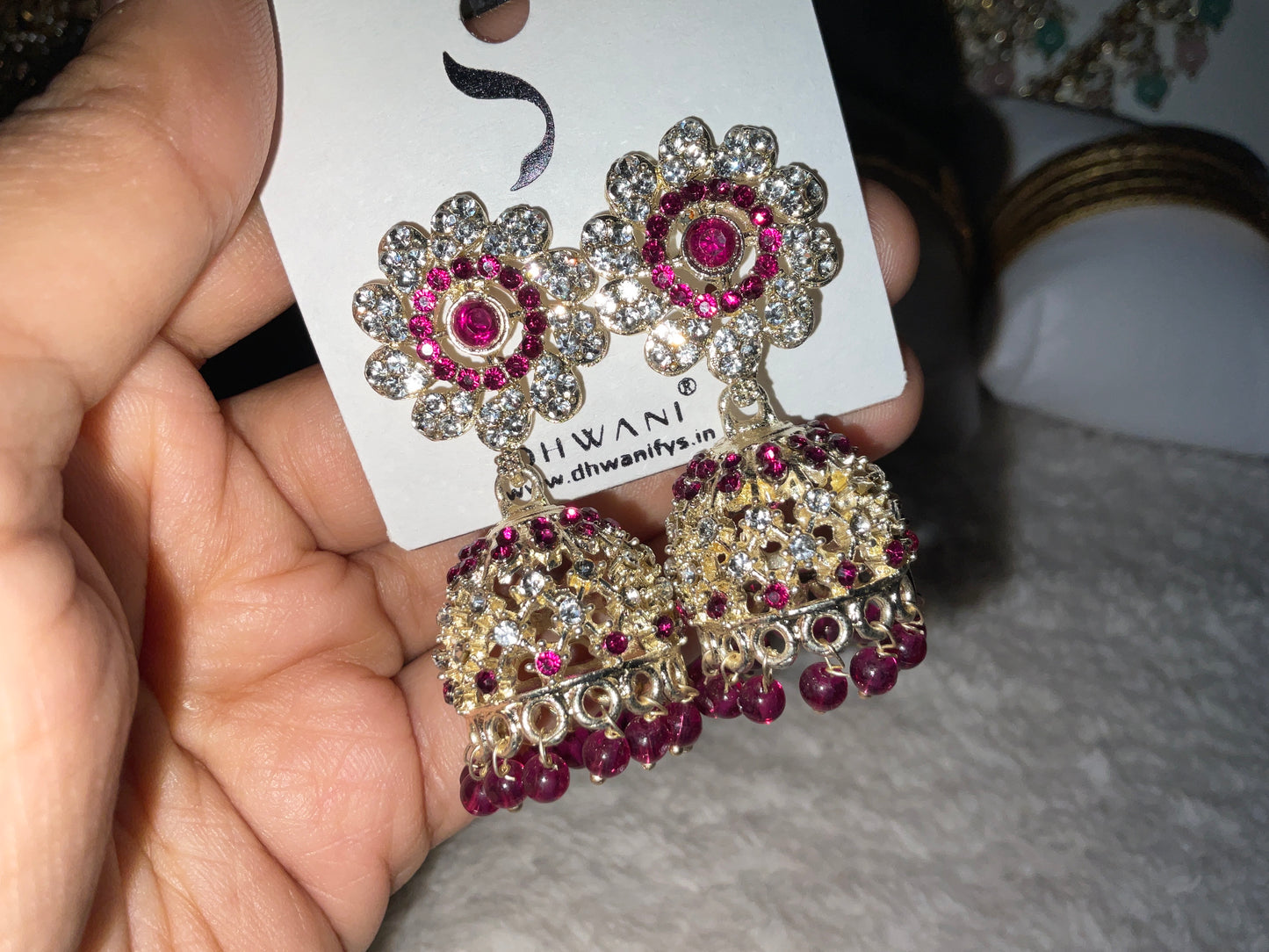 Handmade Indian Kundan Earring Jewelry Indian Earring for Ladies special event