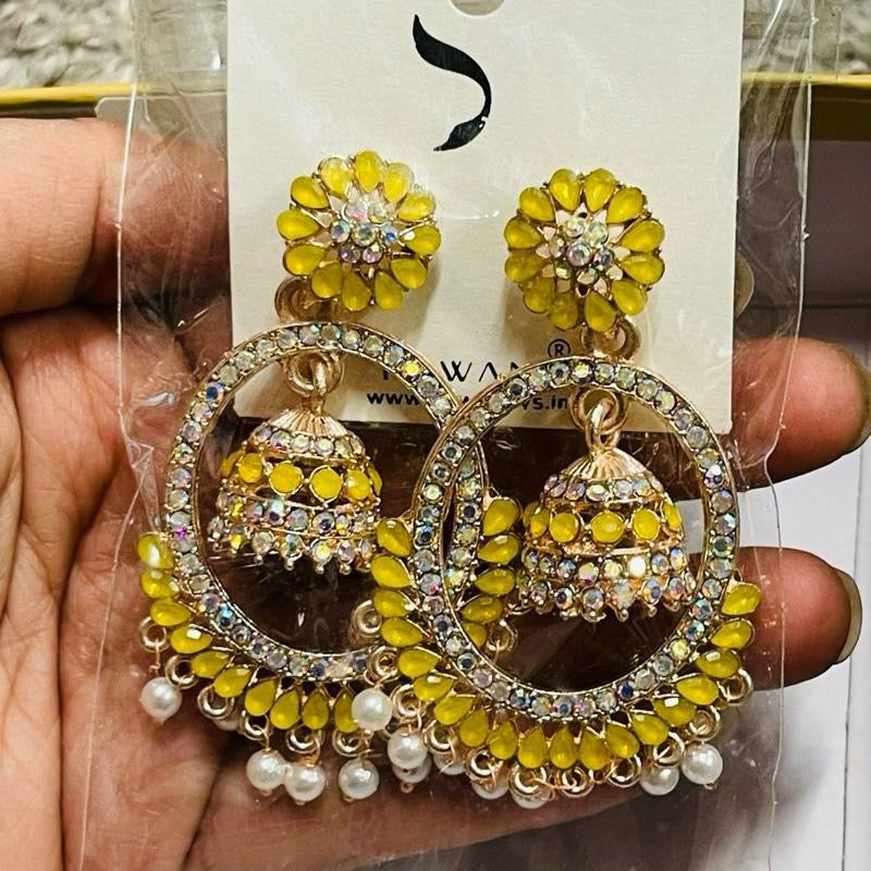 Jewelry Polki Jhumki Earrings with Elegant Design, Drop Earrings, very light weight.